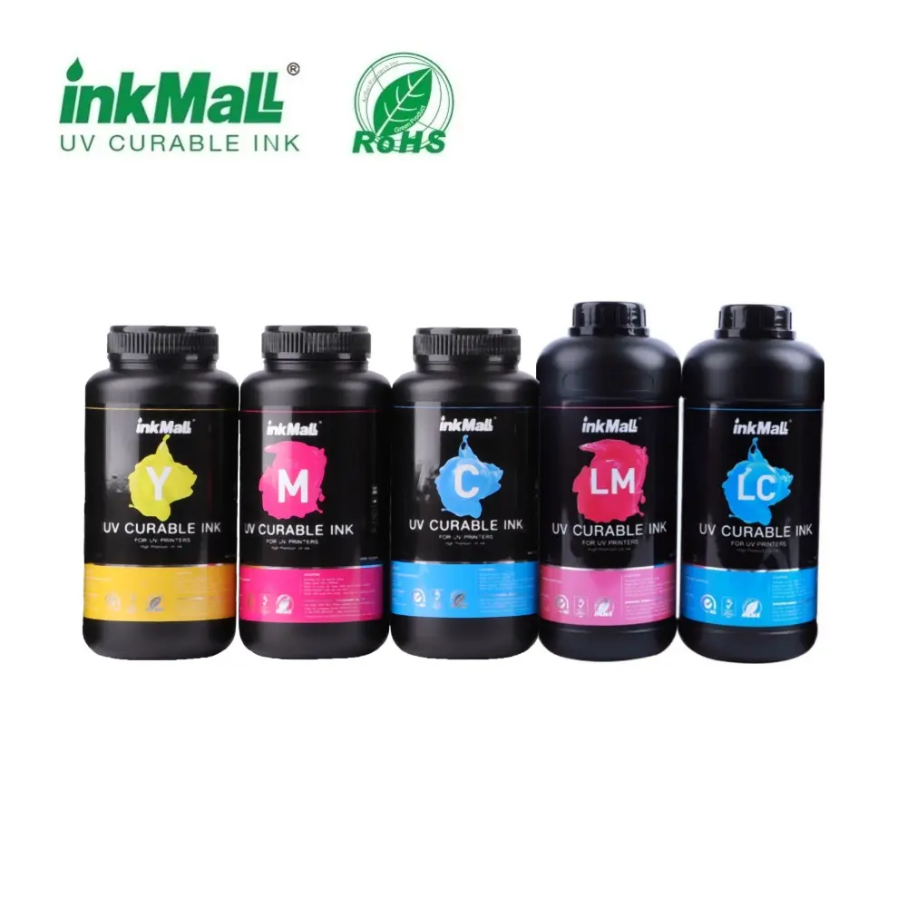 Tinta de impressão de cerâmica de baixo odor, secagem rápida uv de tinta para impressora de tinta