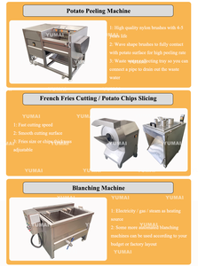 Small Capacity Customized Complete Semi <strong>Automatic</strong> Potato Chips Making Machinery French Fries Production Line - Product Image 3