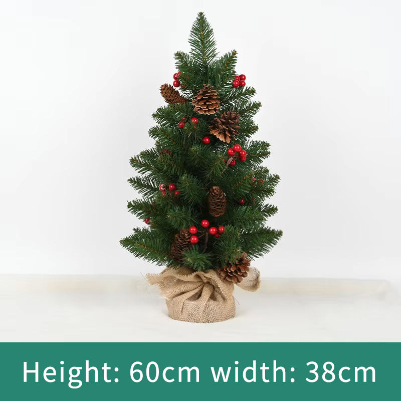 60cmpvc pine cone christmas tree