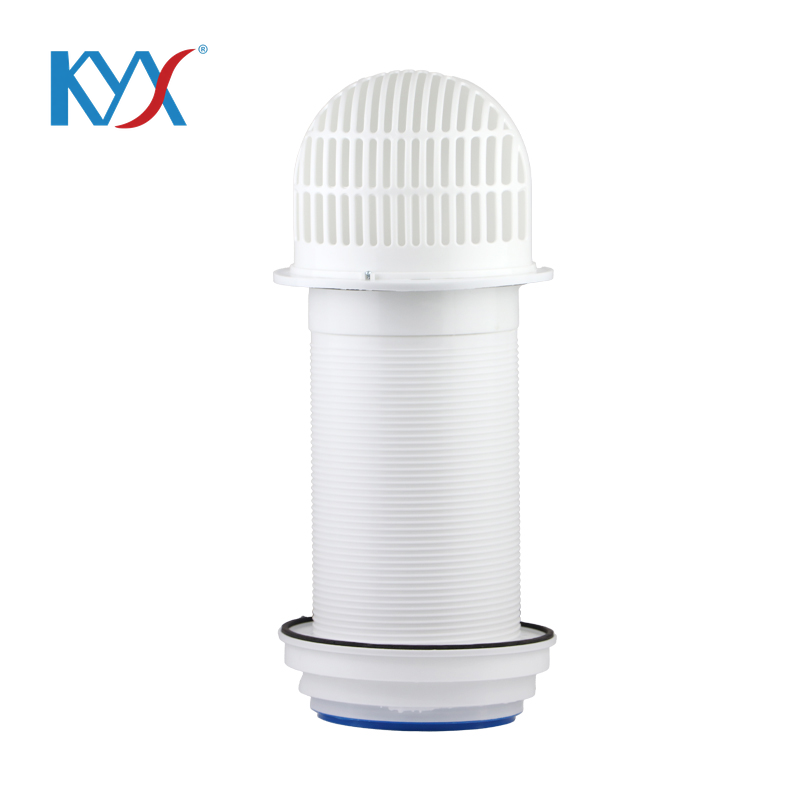 Wall vent PP backdraft damper with weather hood