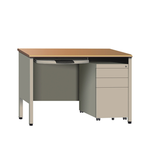 Luoyang fabbrica <span class=keywords><strong>Design</strong></span> moderno in acciaio <span class=keywords><strong>Computer</strong></span> scrivania in ferro da ufficio con cassetti studio tavolo di scrittura per uso camera da letto