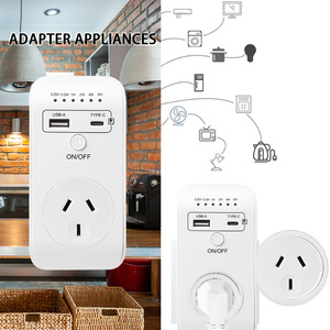 AU Plug New Smart presa di temporizzazione Controller automatico spegnimento programmabile conto alla rovescia interruttore con USB Type-C - Product Image 5