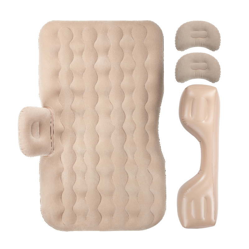 Tabouret long ondulé beige de style régulier