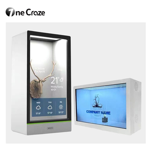 LCD Digital Signage Interaktive 3D Holo graphische Display box Touchscreen Holobox Transparent LCD Elevator Showcase - Product Image 4