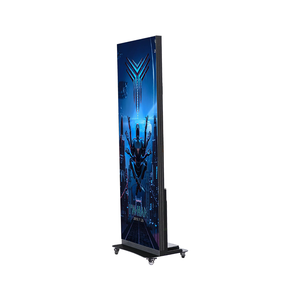 Led portatile regolabile in altezza Poster Led per interni con controllo WIFI in piedi Display a Led modulo 320x160mm portatile schermo a Led - Product Image 1