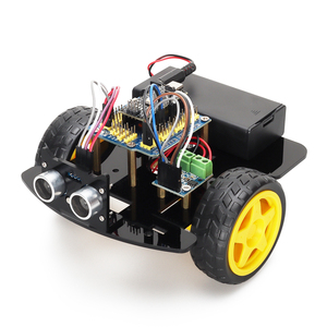 Tscin buny 2wd Smart Robot Kit Pädagogisches Roboter-Kit Ultraschall-Hindernis vermeidung Auto roboter für Arduino