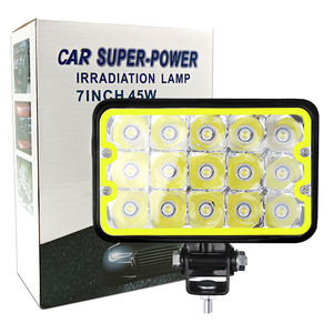 45w led çalışma ampulü 5x7 led 5 inç led far 24v yüksek düşük işın spot ekskavatör kamyon traktör çalışma ışığı sis sürüş lambası - Product Image 4
