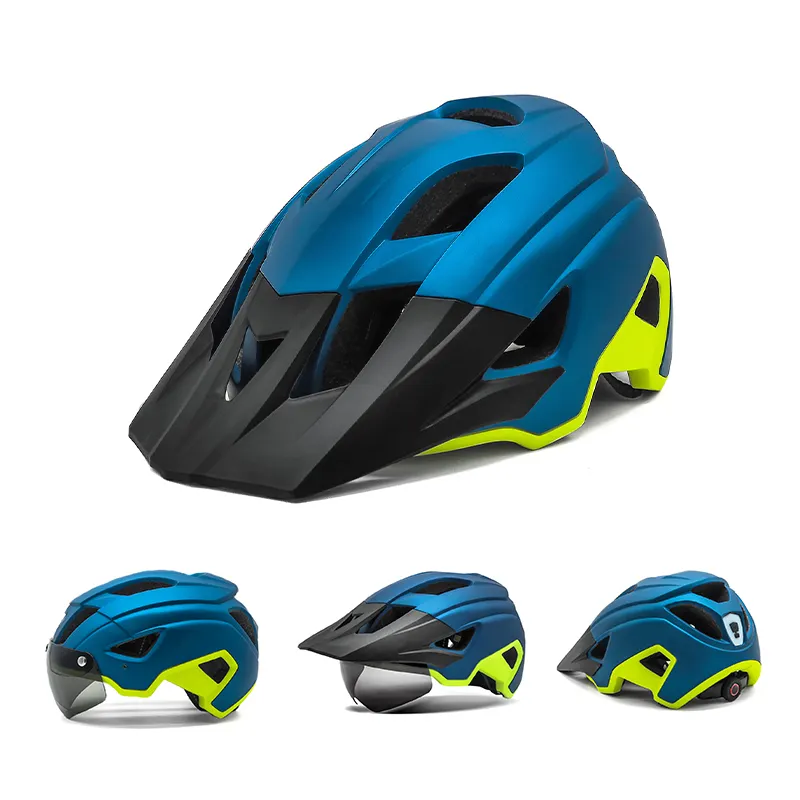 HONORTOUR Vente à chaud Casque d'équitation de vélo de montagne pour adultes certifié CE de haute qualité avec lumières Casque de vélo VTT