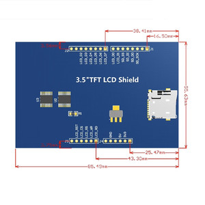 ILI9486 16-Bit 3,5 Zoll Display 480 × 320 Farb-LCD-Display Touchscreen R3 MEGA2560 3,5 Zoll TFT-LCD-Display-Modul für Arduino UNO
