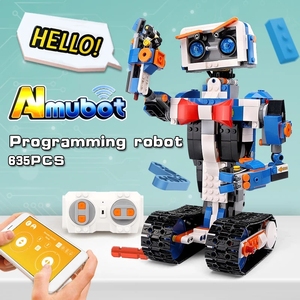 Global Drone 13063 Intelligent Humanoid <strong>Remote</strong> Control Multifunction App Control RC DIY Robot Toys Children Kid Gift VS R1 R2 <strong>R3</strong> - Product Image 3