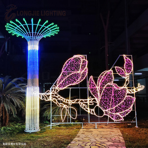 H:6M W:3M RGB <strong>Programmable</strong> 3D Interactive Christmas Lighting for IP65 Outdoor Structure Tree <strong>LED</strong> <strong>String</strong> Decorations Holiday - Product Image 5