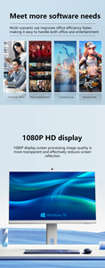 デスクトップコンピュータセットオールインワンPC i3 i5 i7 i9プロセッサ256GB 512GB 1テラバイトSSD 23.8 "オールインワンコンピュータ - Product Image 3