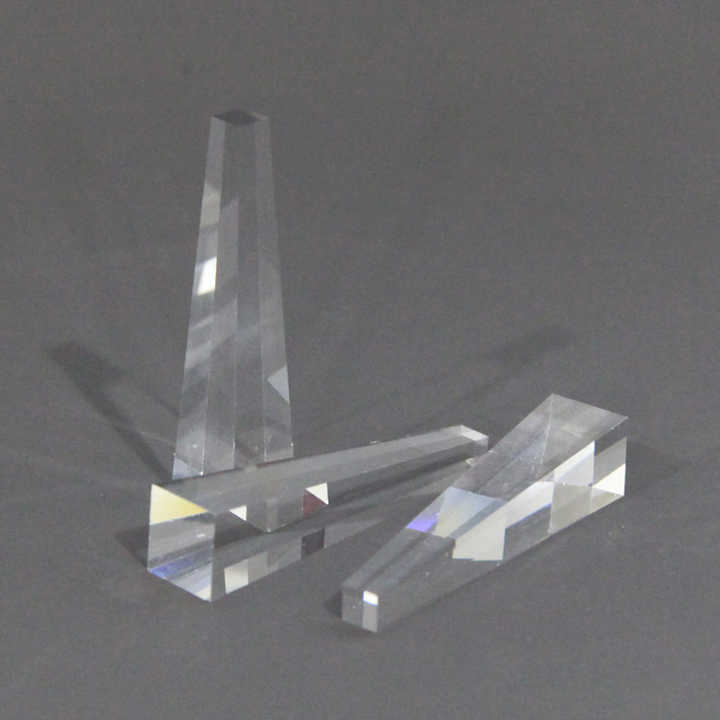 Custom Crystal Quartz Glass K9L Light Guide Rod Prism for Photography