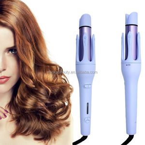 Household Use Portable LED Display Temperature <strong>Wave</strong> <strong>Rotating</strong> Curling Iron Automatic <strong>Rotating</strong> Ceramic Tourmaline Hair Curler Wand - Product Image 6