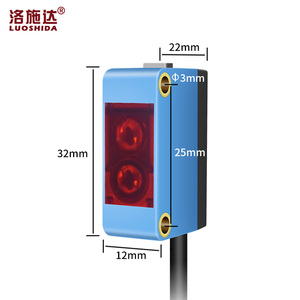 鏡面反射ビジョン光電センサー検出透明非透明物体レトロ反射光学フォトセンサー - Product Image 5