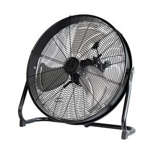 Evergreen ventilador de metal, ventilador de piso com 3 velocidades para casa, fábrica, garagem e armazém 12/14/16/18/20/24 polegadas