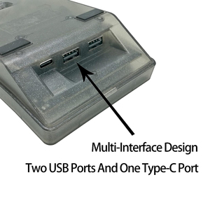 Teclado numérico mecánico con cable USB TECSEE, 22 teclas, Mini teclado con retroiluminación RGB - Product Image 6