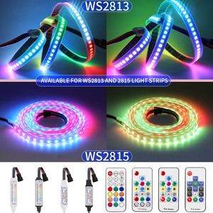 USB5V WS2813 RGBIC SPI 2048 пикселей светодиодный контроллер 21 ключ RF пульт дистанционного управления 4-контактный умный светодиодный контроллер - Product Image 5