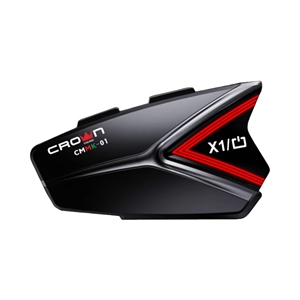 Crown-Sistema de intercomunicación con micrófono, auriculares y auriculares inalámbricos de alta calidad para casco de motocicleta - Product Image 2