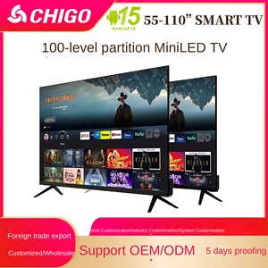 2k 4K TV nhà máy Bán buôn giá thông minh TV 24 32 43 50 55 65 inch <span class=keywords><strong>Android</strong></span> TV chấp nhận tùy biến - Product Image 2