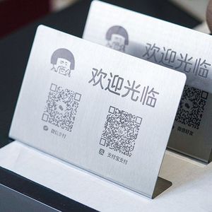 Индивидуальный заказ и продажа веб-сайта с металлическими золотыми и серебряными кодами QR вывески и Табличные бирки - Product Image 3