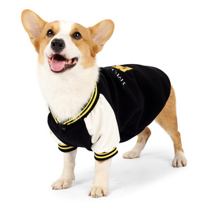 批发运动风格斗牛犬棒球服宠物运动衫宠物狗连帽衫棒球服