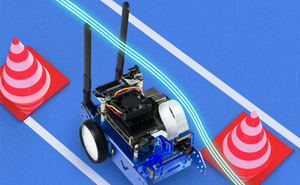 DF-AI Jetbot-Auto-Programmierung mit gespleißten Auto-Bausteinen-Roboter-Auto