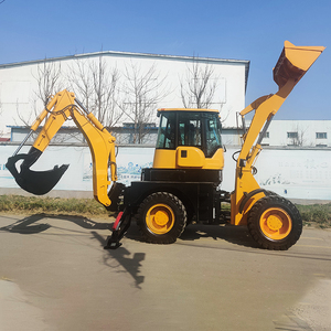 Retroexcavadora 4WD de cambio profesional directa de fábrica usada Máquina de excavación y carga de 8 toneladas - Product Image 5