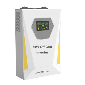 Onda sinusoidal pura monofásica de 5KW fuera de la red, sistema de energía solar híbrido para el hogar, inversor, salida de entrada de CA - Product Image 1