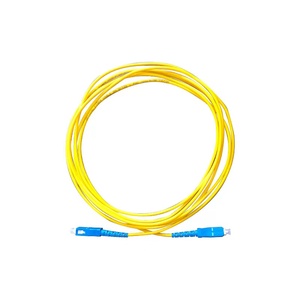 Tek modlu SC-SC 3m Fiber optik yama kablosu 1 çekirdek FTTH ve ağ G652D tek modlu Fiber cilalı UPC SC konnektörleri için kullanılır - Product Image 4
