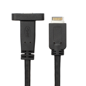 卸売タイプE USB 3.1男性USB-CタイプC女性エクステンションケーブルフロントパネルヘッダー50cmコンピュータマザーボードワイヤーコード