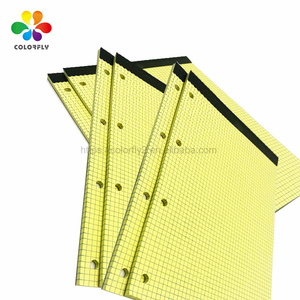 黄色便签本学校书写便签本记事本4孔记事本 - Product Image 4