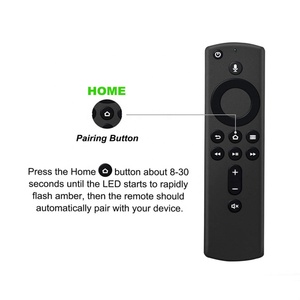 Amazon รีโมทคอนโทรลพร้อมรีโมทควบคุมระดับเสียงสำหรับ Amazon Fire TV Stick การสตรีมมิ่งสื่อ Alexa ไม่มี L5B83H เสียง - Product Image 5