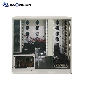 Carcasa de estación de trabajo 8U todo en uno, pantalla lcd de 15 pulgadas con teclado táctil, ordenador industrial - Product Image 5