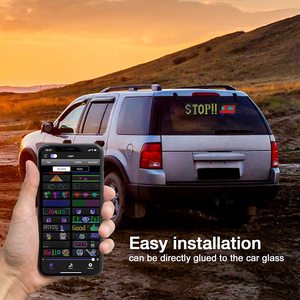 Flexible RGB <strong>LED</strong> Display <strong>Board</strong> Customizable Color Controls <strong>5mm</strong> for Outdoor Welcome Displays DIY <strong>LED</strong> Signs for Cars Retailer - Product Image 4