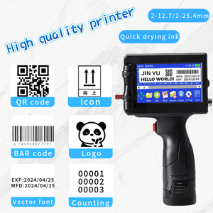 Mini-Drucker Batch-Code Tragbare Hand-Tinten strahl druckmaschine für schnell trocknende Batch-Codierer Ei Datum Ablaufnummer Datum - Product Image 6