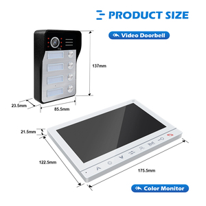 Akıllı kapı zili kamerası WiFi Video kapı zili giriş sistemi ile IR kesim iki yönlü interkom - Product Image 5