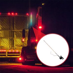Car Truck <strong>12</strong>-<strong>24V</strong> Universal Antenna Decoration <strong>LED</strong> Modify Colorful Flowing <strong>Light</strong> Warning Flashing Navigation Running <strong>Light</strong> - Product Image 5