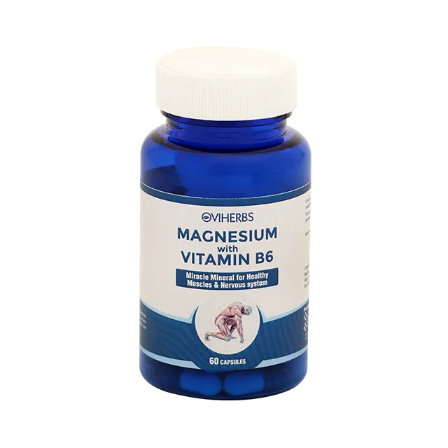 Oxyde de magnésium vitamine b6 pyridoxine complément alimentaire nutritionnel pour les dents, les os et les muscles maladies cardiovasculaires