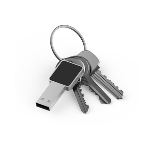 Memoria USB con forma de llave brillante LED de alta velocidad, logotipo personalizado, almacenamiento de datos cifrados de 64GB - Product Image 4
