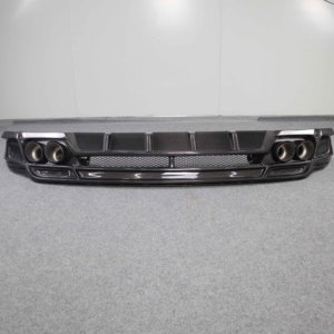 ジャガーE-paceリアバンパーリップ用の最新デザインカーボンファイバーリアディフューザー、チップ完璧な装備