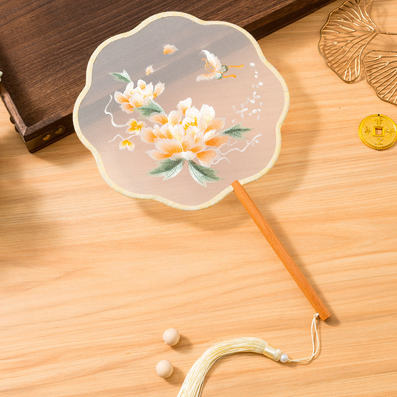 Pivoine en brocart-A