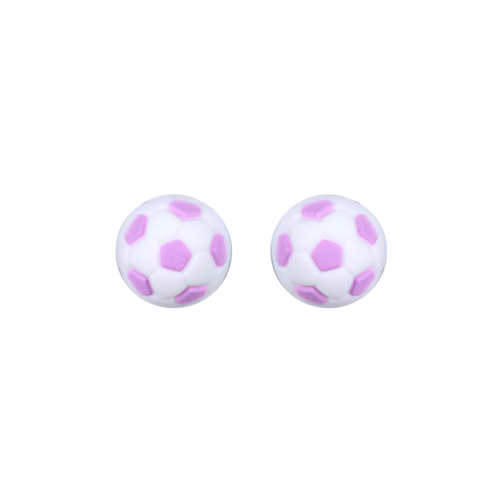 Perle focale de football violet SA47