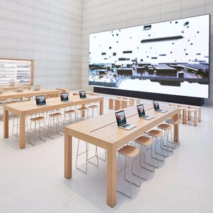 Factory Custom Made <strong>MDF</strong> Wooden <strong>Display</strong> <strong>Table</strong> Mobile Phone <strong>Display</strong> Desk <strong>Computer</strong> ipad Show <strong>Table</strong> - Product Image 1
