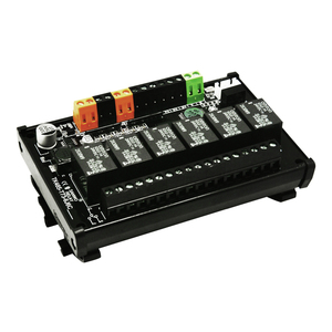 Il modulo di comunicazione relè RS485 del controller i/o esteso a 6 canali supporta il protocollo Modbus - Product Image 2