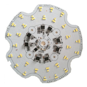 โมดูลไฟไฮเบย์ LED แบบไม่มีใบพัด,50W 110lm /W 220V AC ทำจากอะลูมิเนียม SMD สำหรับยูเอฟโอ LED - Product Image 2
