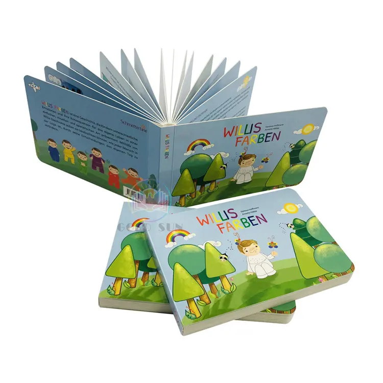 Stampa i tuoi produttori di libri da tavolo disegno libro da tavolo per bambini stampa bambino su richiesta