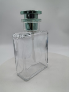 Luxury 30ml 50ml 100ml FEA clear Fragrance Aluminum Mist Spray with Cap <strong>Perfume</strong> square AS Acrylic Customize Cap Glass Bottle - Product Image 6