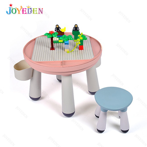 Hot Sale Popular Home Multifunctional 4 in 1 Building Blocks Gaming <strong>Table</strong> and Chair Set Customized - Product Image 4