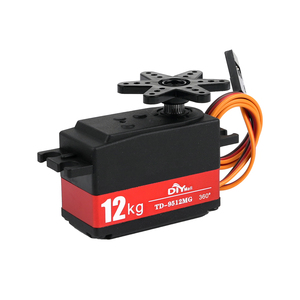 RC เซอร์โวดิจิตอล12kg เซอร์โวโลหะแบบโครงต่ำเซอร์โวโลหะแรงบิดสูงสำหรับรถบังคับบนถนน1/10 1/12โมเดลรถดริฟท์